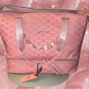 Juicy Couture Bling Bling Weekender Bag Light Pink